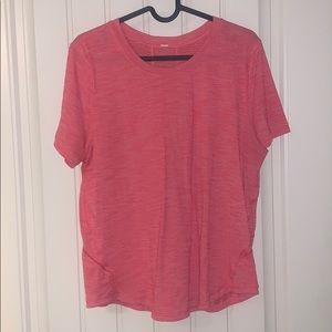 Hot pink lululemon shirt